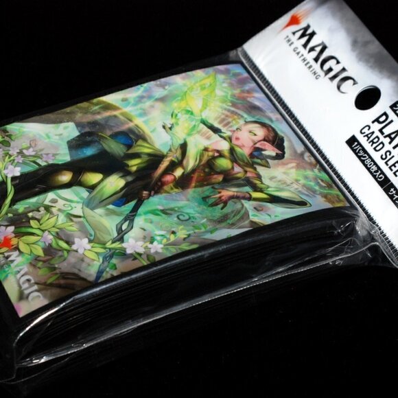 Nissa, Who Shakes the World 80 CARD SLEEVES Alt Art War of the Spark NM sealed - Picture 3 of 4